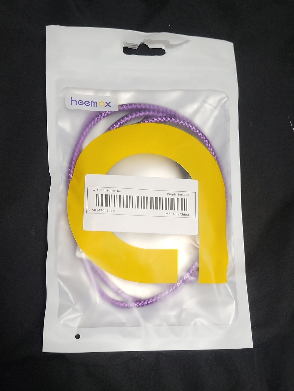 2/$7** Purple Braided USB to Lightning Cable